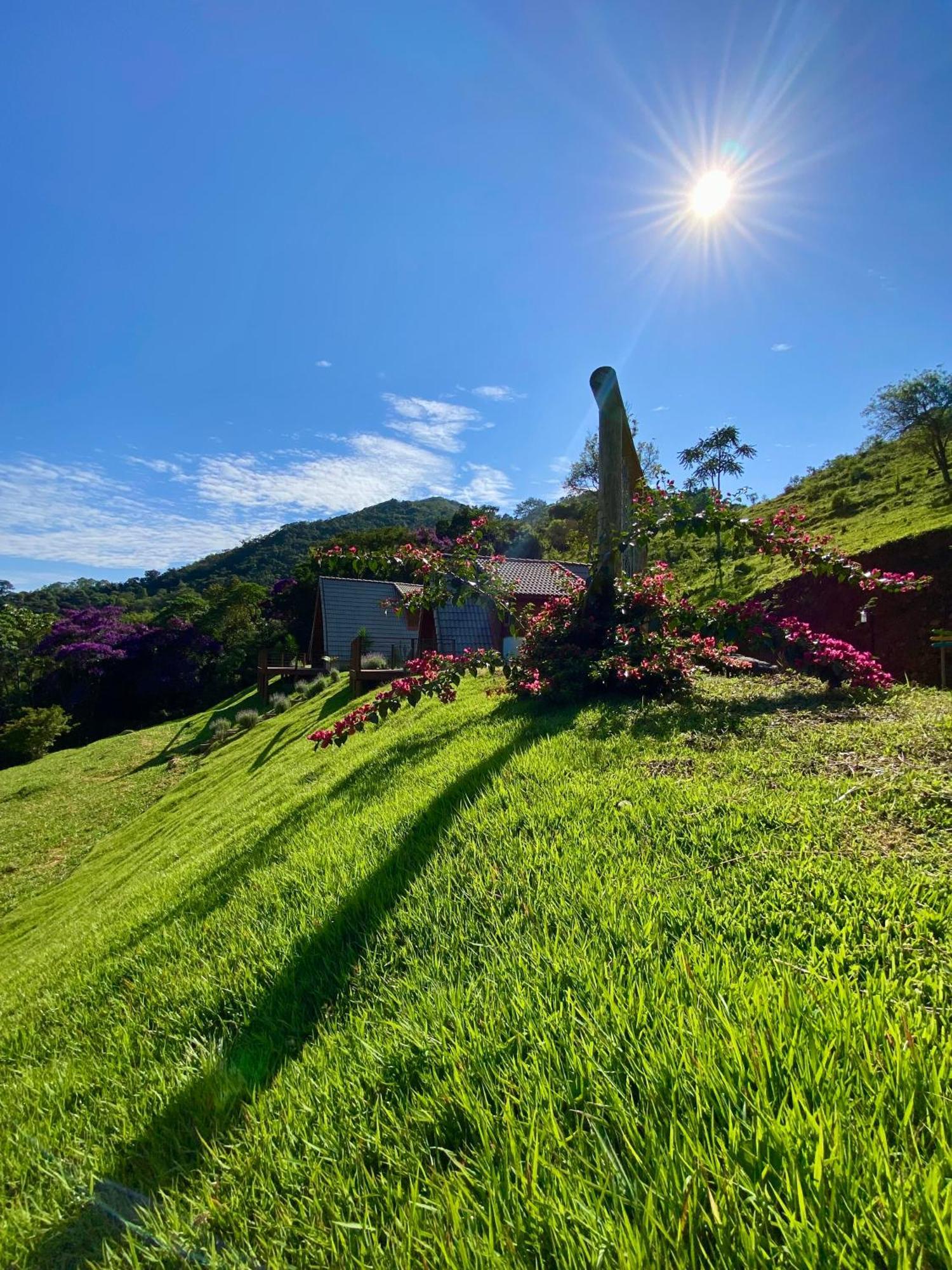 Chales Fazenda Floresta Das Araucarias Cunha Esterno foto