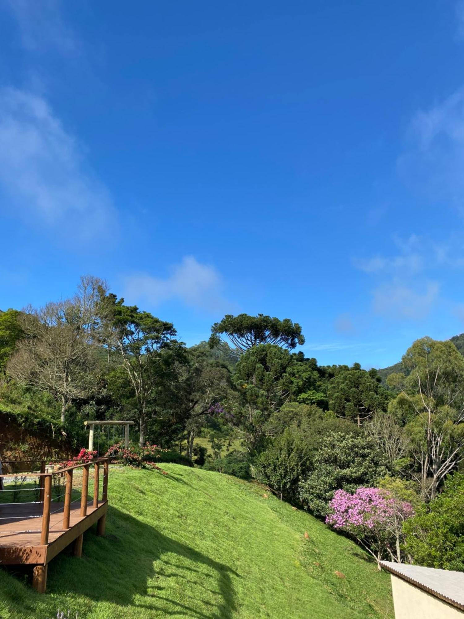 Chales Fazenda Floresta Das Araucarias Cunha Esterno foto