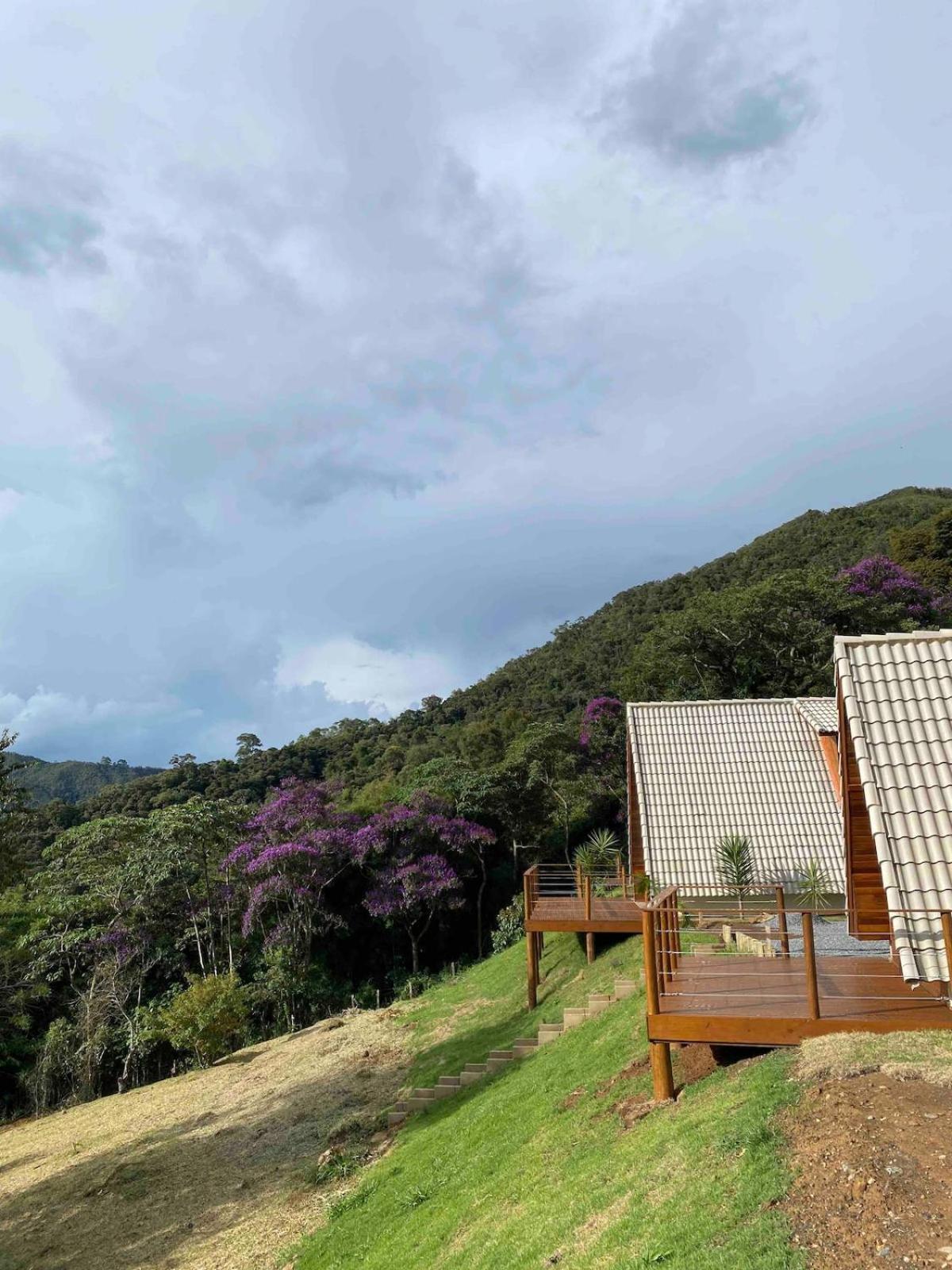 Chales Fazenda Floresta Das Araucarias Cunha Esterno foto